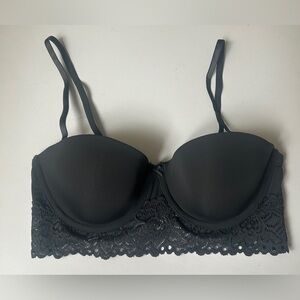 Aerie Lace Trim Underwire Bra 34B